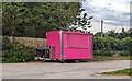 Colourful fast food stall, Cwrt y Gollen, Powys