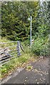 Public footpath direction sign, Pontypool