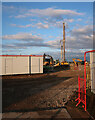 TL4166 : Piling rig for new Sixth Form block by Hugh Venables