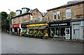 Shops beside the station