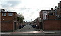 An alley off Second Avenue between King John Terrace and Balmoral Terrace, Heaton, Newcastle