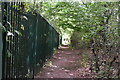 Footpath past reservoir