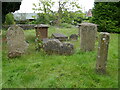 Old tombs in Farnsfield churchyard