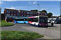 Buses waiting at Lovedean