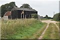 Junction of tracks at Tottens Down Barn