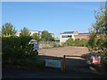 Closed car park by Church End