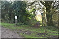 Footpath off Woodhall Lane