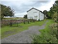 Former railway goods shed and loading platform