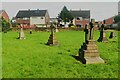 Grave memorials in the churchyard of the United Reformed Church, Wyke