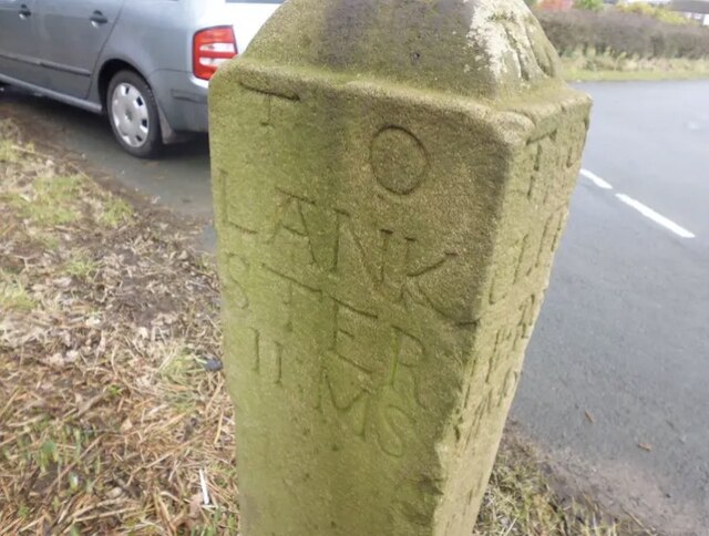 Old Milestone by Dunsop Bridge By the UC road, in Bowland Forest High parish (Ribble Valley District), formerly Yorkshire West Riding but now Lancashire. Dunsop Bridge, junction with road to Slaidburn.

Grade II listed. List Entry Number: 1362243
&lt;span class=&quot;nowrap&quot;&gt;&lt;a title=&quot;https://historicengland.org.uk/listing/the-list/list-entry/1362243&quot; rel=&quot;nofollow ugc noopener&quot; href=&quot;https://historicengland.org.uk/listing/the-list/list-entry/1362243&quot;&gt;Link&lt;/a&gt;&lt;img style=&quot;margin-left:2px;&quot; alt=&quot;External link&quot; title=&quot;External link - shift click to open in new window&quot; src=&quot;https://s1.geograph.org.uk/img/external.png&quot; width=&quot;10&quot; height=&quot;10&quot;/&gt;&lt;/span&gt;

Surveyed

Milestone Society National ID: YW_XBOWa