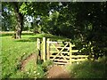 NY3745 : Footpath gate on The Cumbria Way by Adrian Taylor