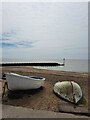 TM3134 : Boats at Cobbolds Point, Felixstowe by Christopher Hilton