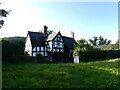 Llyswen, a half-timbered black and white farm house near Guilsfield