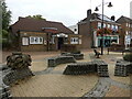 Theatre, Town Hall and traffic-free shopping precinct, Burgess Hill