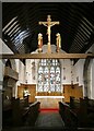 St Agnes - Chancel with Crucifix and attendant saints