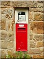NZ0285 : Post Office letter box, Cambo by Humphrey Bolton
