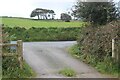 Entrance to car park, Llangloffan Fen NNR