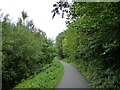 Cycle path following route of former railway