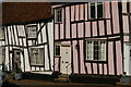 TL9149 : Crooked houses, High Street, Lavenham by Christopher Hilton