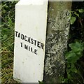 Bench Mark, Milestone 1 mile from Tadcaster on A659