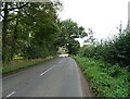 Looking west on Bungay Road (B1527)