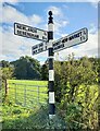 Direction Sign - Signpost between Hesket Newmarket and Newlands