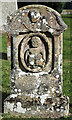 A symbolic gravestone at Selkirk Auld Kirk Graveyard