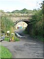 Bridge over farm road at Abbot