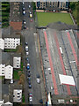 John Knox Street from the air