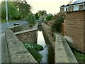 Channelled beck alongside Wrenthorpe Lane