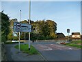 Signage at the north end of Woodhouse Lane