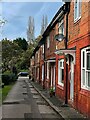 A terrace of cottages beside the Bridgewater Canal