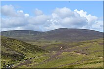 NO5983 : On the way up Glen Dye by Bill Harrison