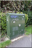 TM2749 : Telecommunications Box on Melton Hill by Geographer