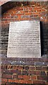 Market Hall history stone, Market Square