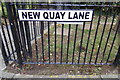 New Quay Lane sign