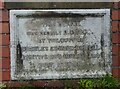 Commemorative Bridge Stone, Welshpool