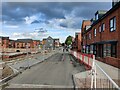 Houses under construction on Soar Lane, Leicester