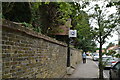 Wall outside St Paulinus Church