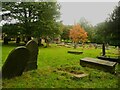 In the churchyard, Kirkheaton