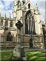 War memorial outside Doncaster Minster