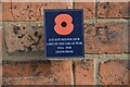 SJ9123 : Great War Plaque, North Castle Street, Stafford by Rod Grealish