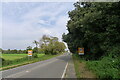 The A3090 entering Romsey