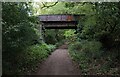 TL6420 : Old Railway Bridge in Clobb's Wood by Chris Heaton