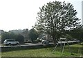 Play space and tree, Laund Hill, Belper