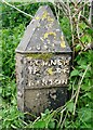 NY4925 : Old Boundary Marker between Sockbridge and Celleron by Colin Smith