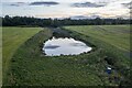 Modified water course - impoundment pond