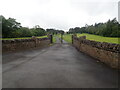 Gate and drive, Plas Cwrt Hir