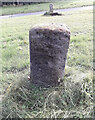 Old Milestone by the A596, Siddick, Workington parish