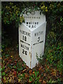 Old milepost